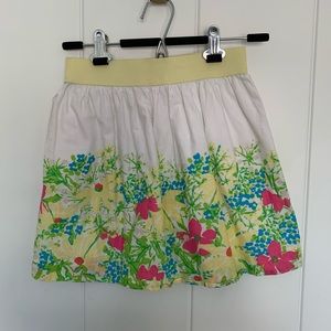 Lilly Pulitzer floral skirt size XS